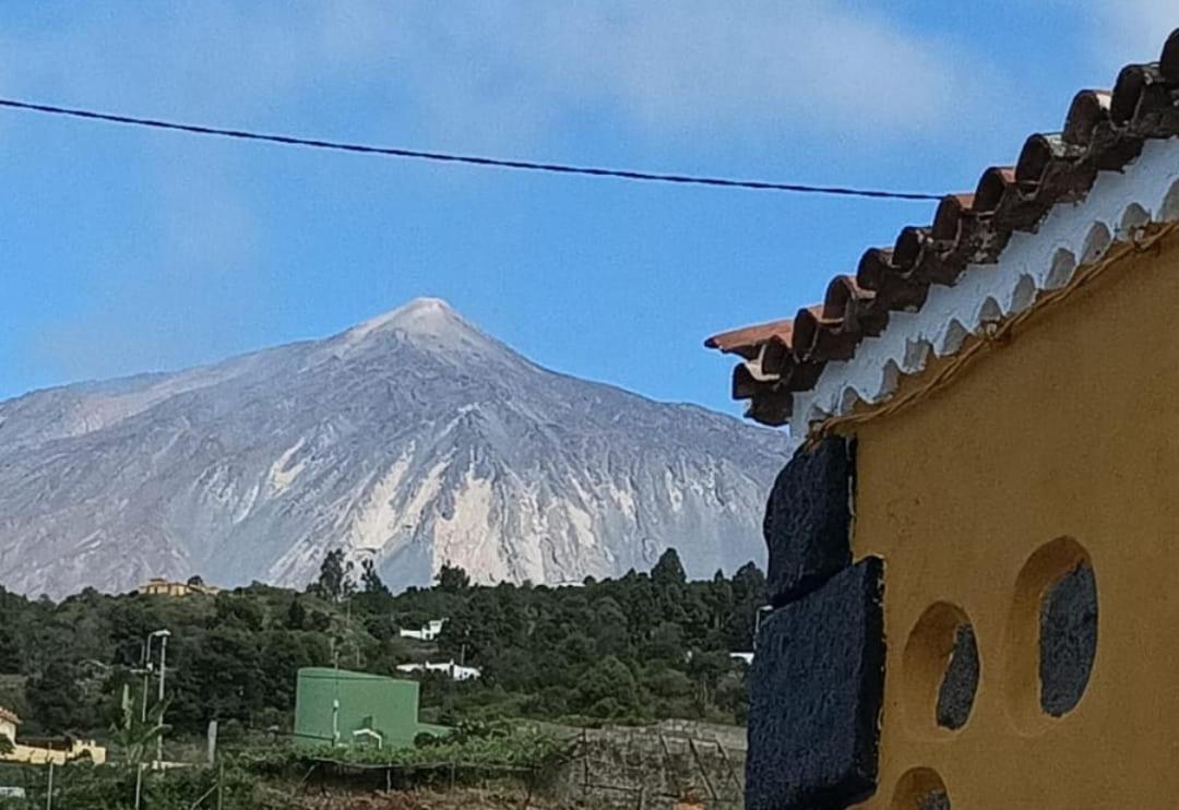 Tradicional Casa Canaria Con Piscina Y Vistas Al Teide Icod De Los Vinos Buitenkant foto