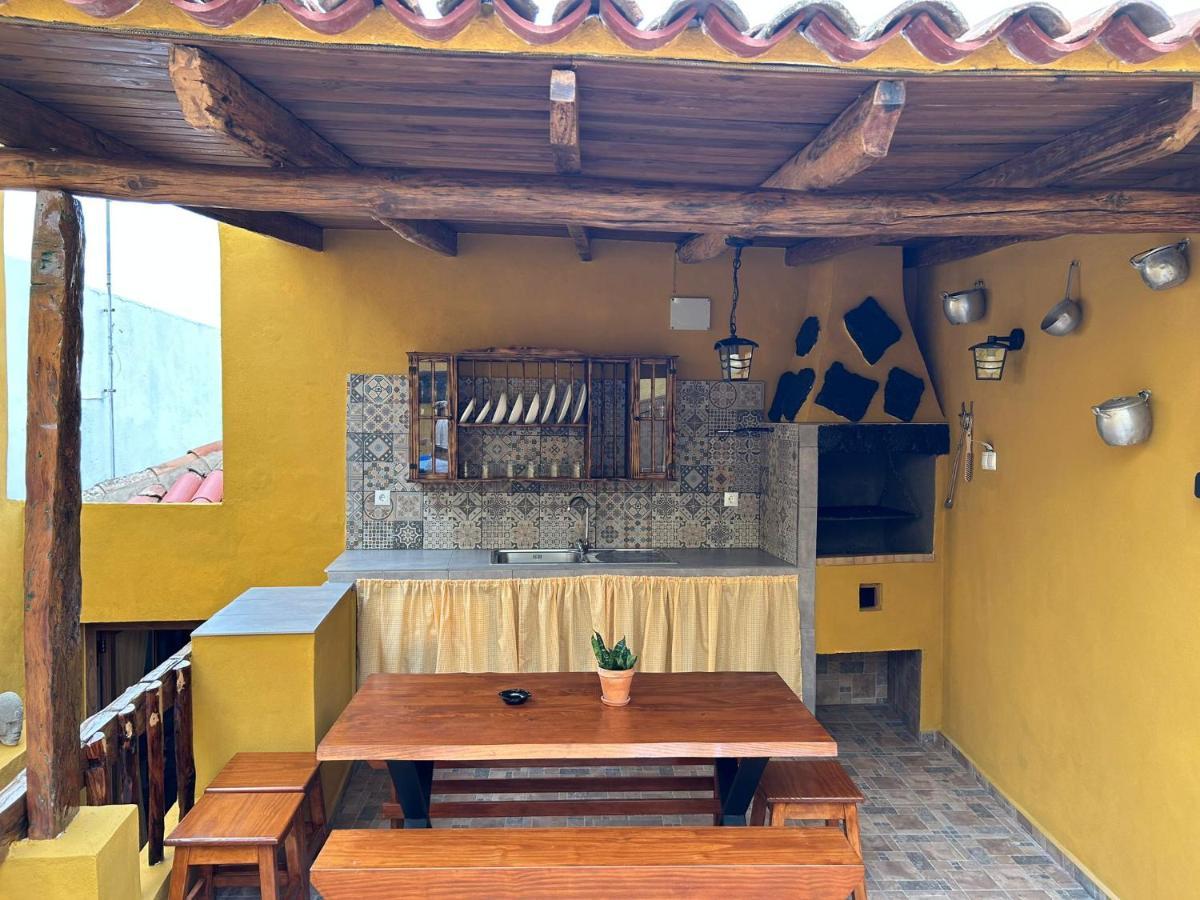 Tradicional Casa Canaria Con Piscina Y Vistas Al Teide Icod De Los Vinos Buitenkant foto