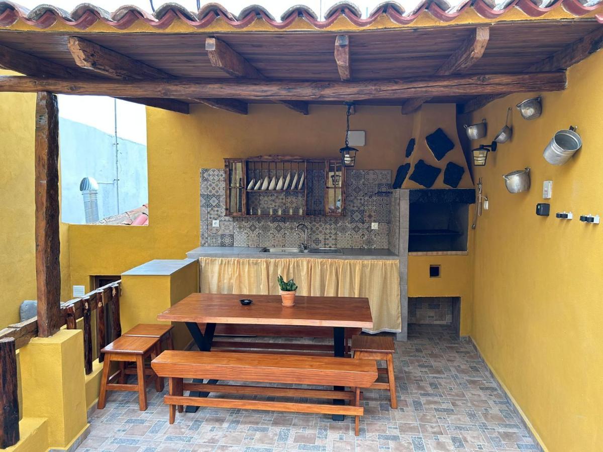 Tradicional Casa Canaria Con Piscina Y Vistas Al Teide Icod De Los Vinos Buitenkant foto