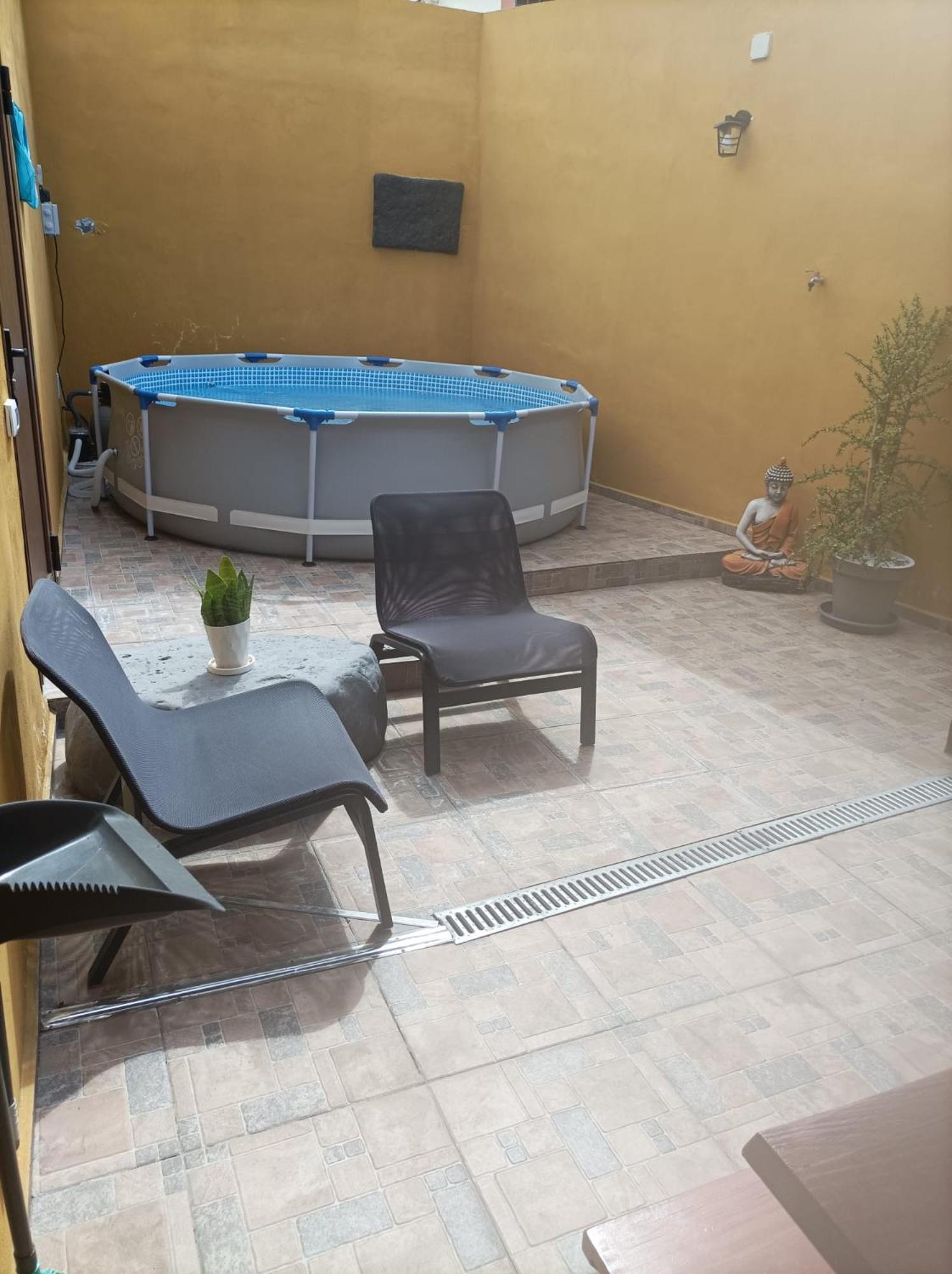 Tradicional Casa Canaria Con Piscina Y Vistas Al Teide Icod De Los Vinos Buitenkant foto