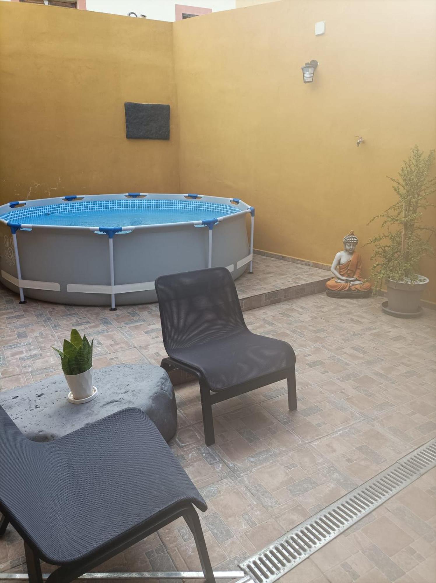 Tradicional Casa Canaria Con Piscina Y Vistas Al Teide Icod De Los Vinos Buitenkant foto