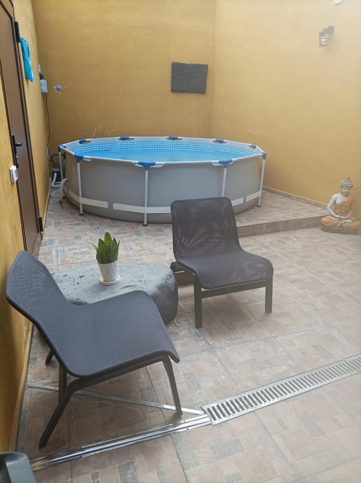 Tradicional Casa Canaria Con Piscina Y Vistas Al Teide Icod De Los Vinos Buitenkant foto